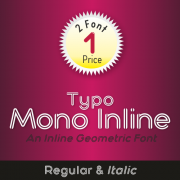 Typo Mono Inline Font